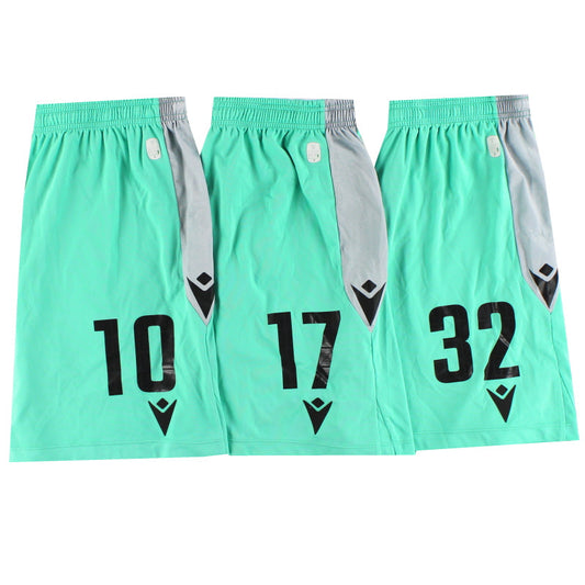 2022-23 SPAL Macron Player Issue Away Shorts *As New* M