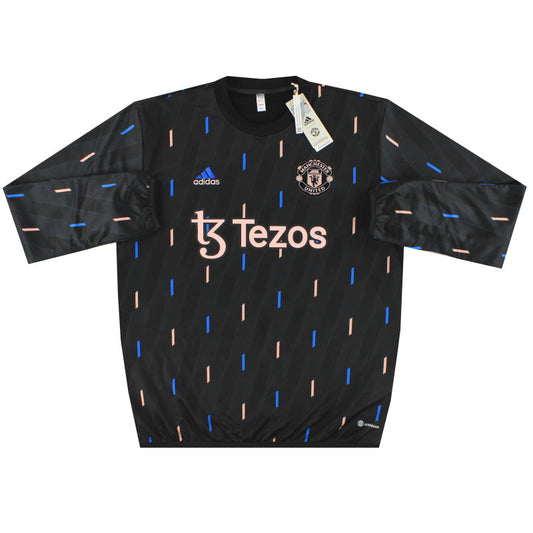 2022-23 Manchester United adidas Pre Match Warm Up Sweatshirt *BNIB* XL