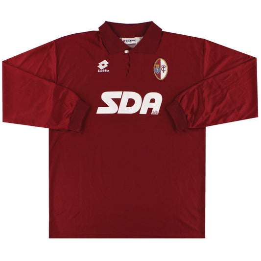 1995-96 Torino Lotto Match Issue Home Shirt L/S #23 L
