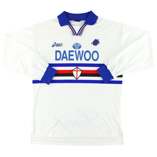 1997-98 Sampdoria Asics Away Shirt LS XL