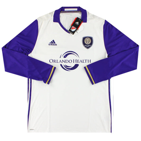 2017 Orlando City adidas Player Issue Away Shirt *w/tags* L/S XL
