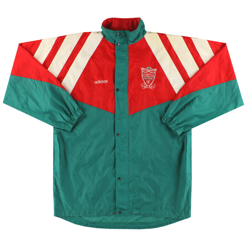 1992-93 Liverpool adidas Centenary Rain Jacket L