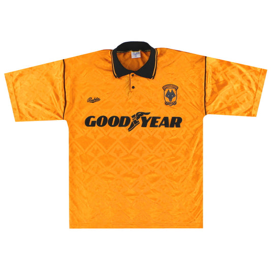 1990 Wolves Bukta Home Shirt L