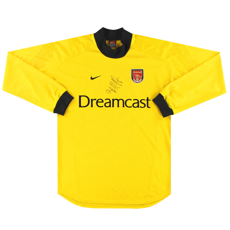 2000-01 Arsenal Nike 'Signed' Goalkeeper Shirt *Mint* L