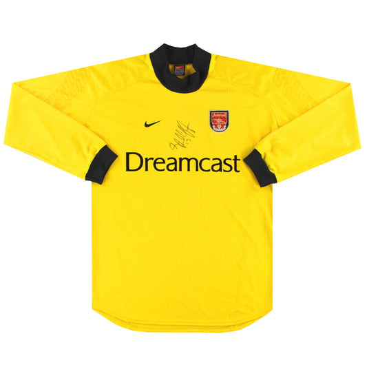 2000-01 Arsenal Nike 'Signed' Goalkeeper Shirt *Mint* L