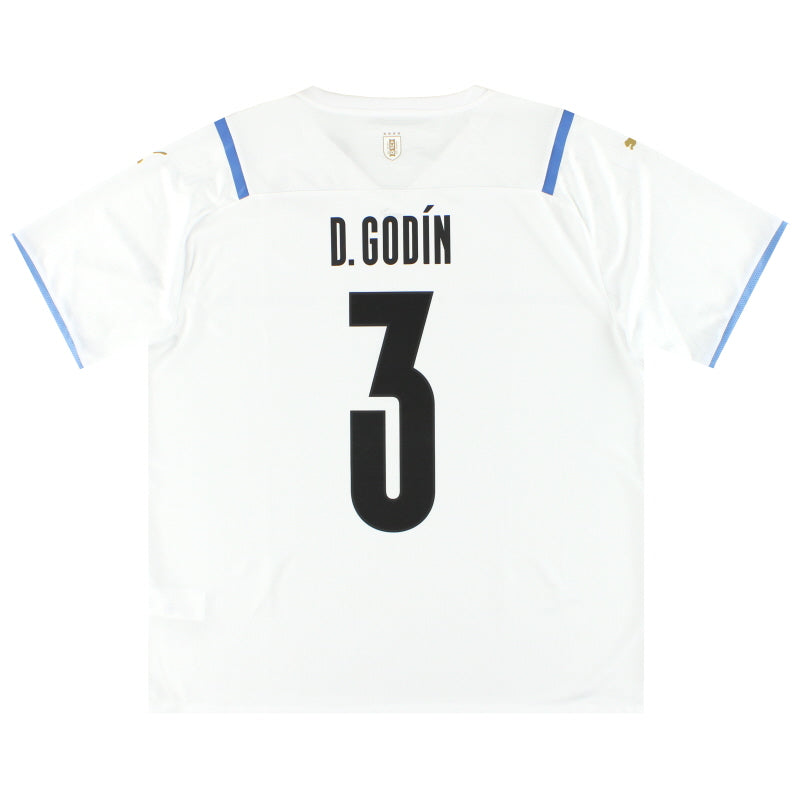 2021-22 Uruguay Puma Away Shirt D.Godin #3 *w/tags* XL