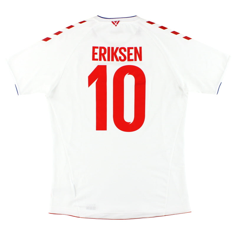 2018 Denmark Hummel Away Shirt Eriksen #10 *Mint* XL