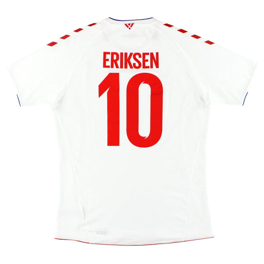 2018 Denmark Hummel Away Shirt Eriksen #10 *Mint* XL