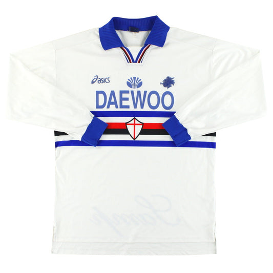 1997-98 Sampdoria Asics Away Shirt #6 L/S XL