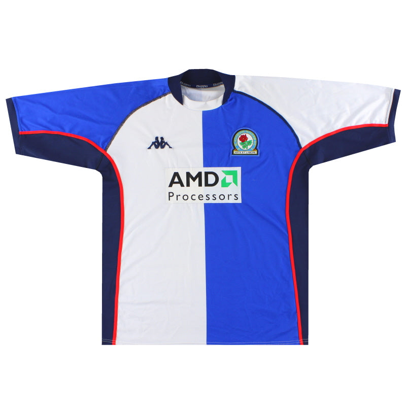 2002-03 Blackburn Kappa Home Shirt XL
