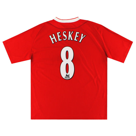 2002-04 Liverpool Reebok Home Shirt Heskey #8 *Mint* XL