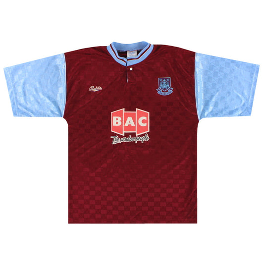 1990-91 West Ham Bukta Home Shirt S