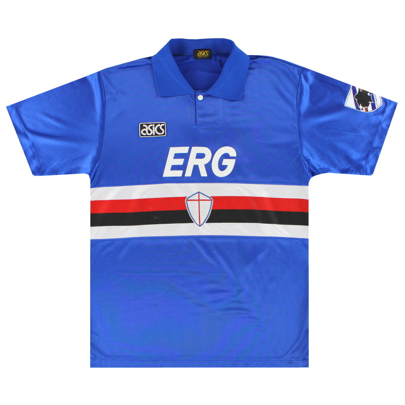 1992-94 Sampdoria Asics Home Shirt #4 L