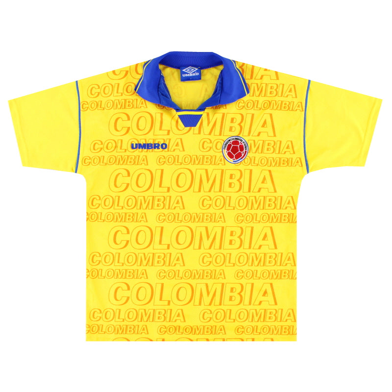 1995-96 Colombia Umbro Home Shirt Y
