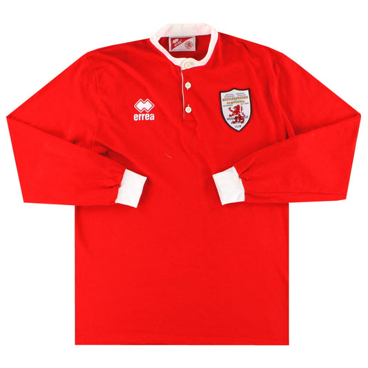 1995 Middlesbrough Errea Riverside Shirt L/S XL