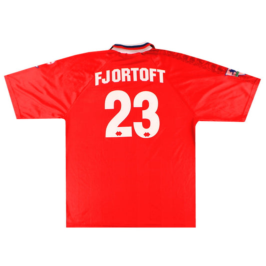 1996-97 Middlesbrough Errea Player Issue Home Shirt Fjortoft #23 XXL