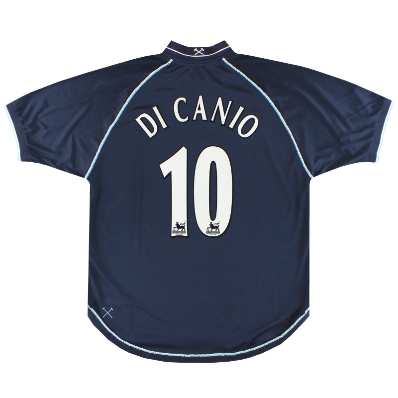 1999-01 West Ham Fila Third Shirt Di Cano #10 XL