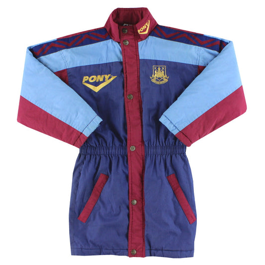 1994-96 West Ham Pony Bench Coat Y