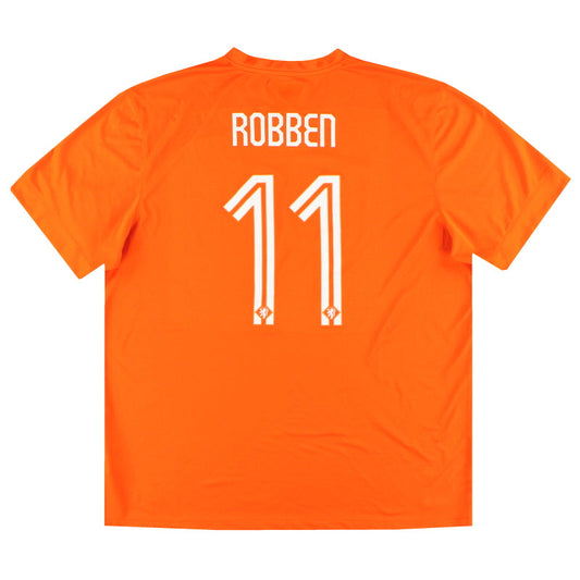 2014-15 Holland Nike Home Shirt Robben #11 XXL