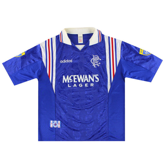 1996-97 Rangers adidas Home Shirt #11 XL