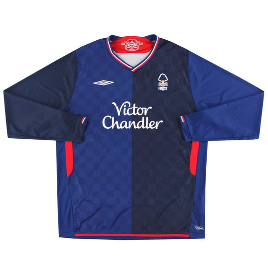 2009-10 Nottingham Forest Umbro Away Shirt L/S #10 XL