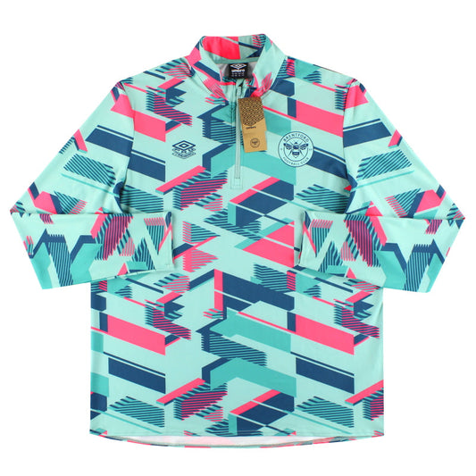 2023-24 Brentford Umbro Mid Layer 1/4 Zip Top *w/tags* XXL