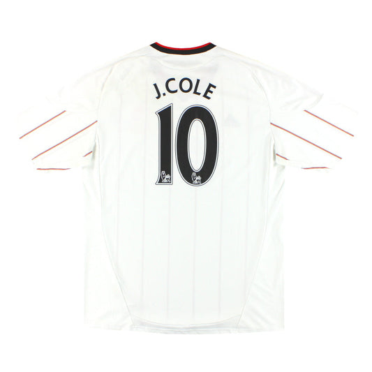 2010-11 Liverpool adidas Away Shirt J.Cole #10 XL