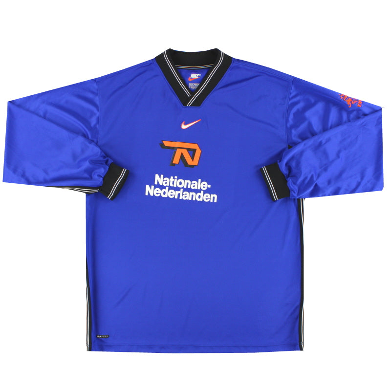 1998-00 Holland Nike Player Issue Training Shirt L/S XL
