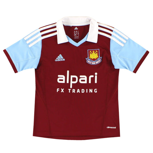 2013-14 West Ham adidas Home Shirt S.Boys
