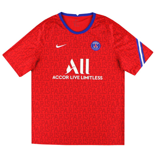 2020-21 Paris Saint-Germain Nike Breathe Pre-Match Shirt *Mint* XL