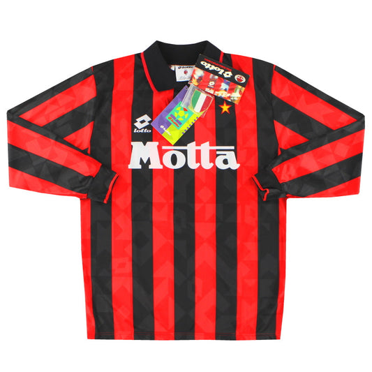 1993-94 AC Milan Lotto Home Shirt L/S *w/tags* M