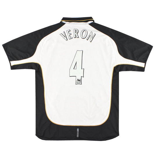 2001-02 Manchester United Umbro Centenary Shirt Veron #4 XL