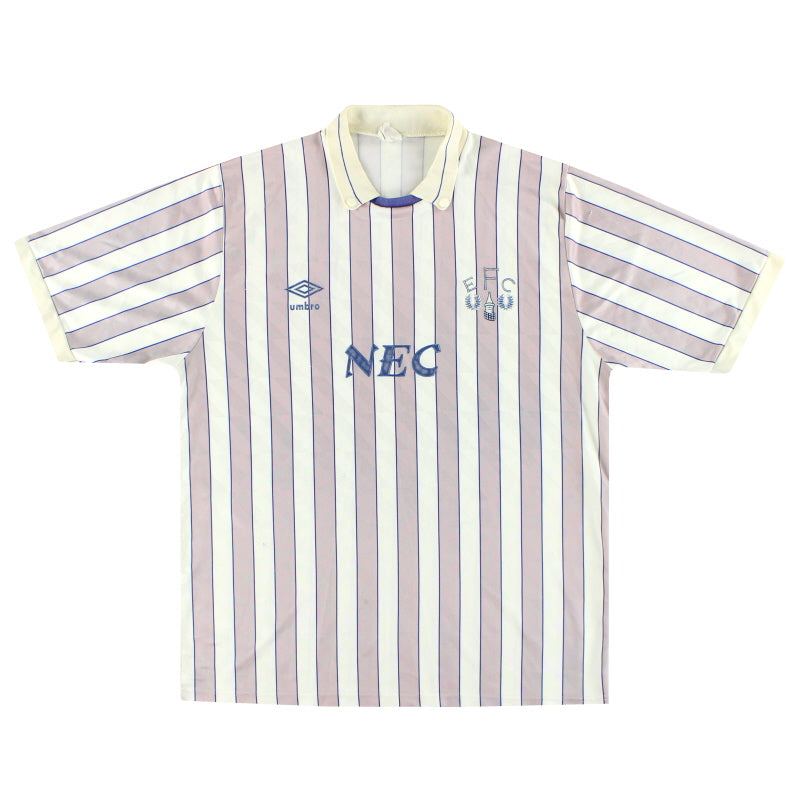 1988-91 Everton Umbro Away Shirt L
