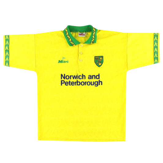 1994-96 Norwich City Mitre Home Shirt M