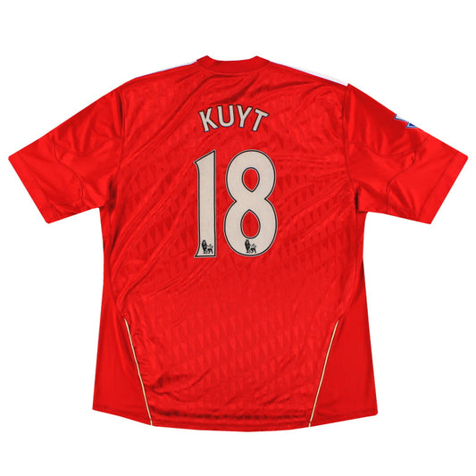 2010-12 Liverpool adidas Home Shirt Kuyt #18 XXXL