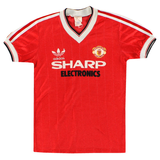 1982-83 Manchester United adidas Home Shirt L.Boys
