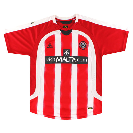 2008-09 Sheffield United Le Coq Sportif Home Shirt M
