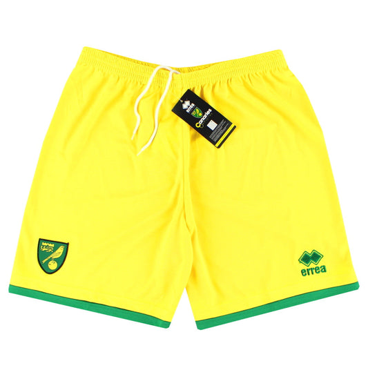 2015-16 Norwich City Errea Home Shorts *w/tags* XL