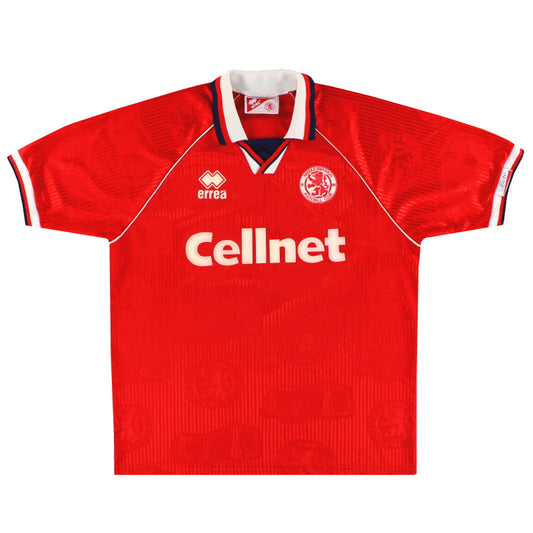 1995-96 Middlesbrough Errea Home Shirt XL