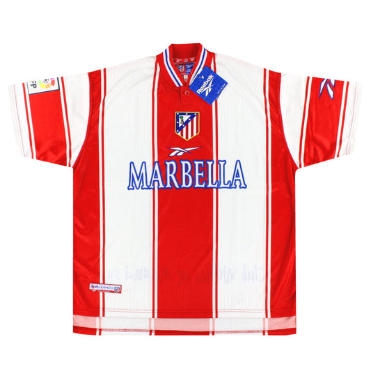 1999-00 Atletico Madrid Reebok Home Shirt *w/tags* L