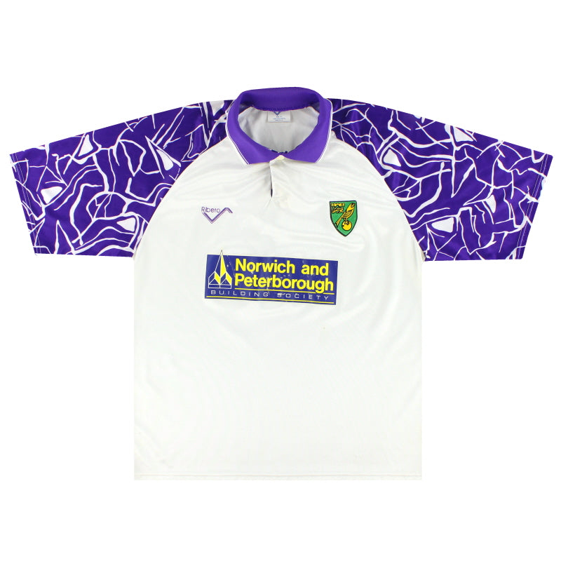 1992-94 Norwich City Ribero Away Shirt XL