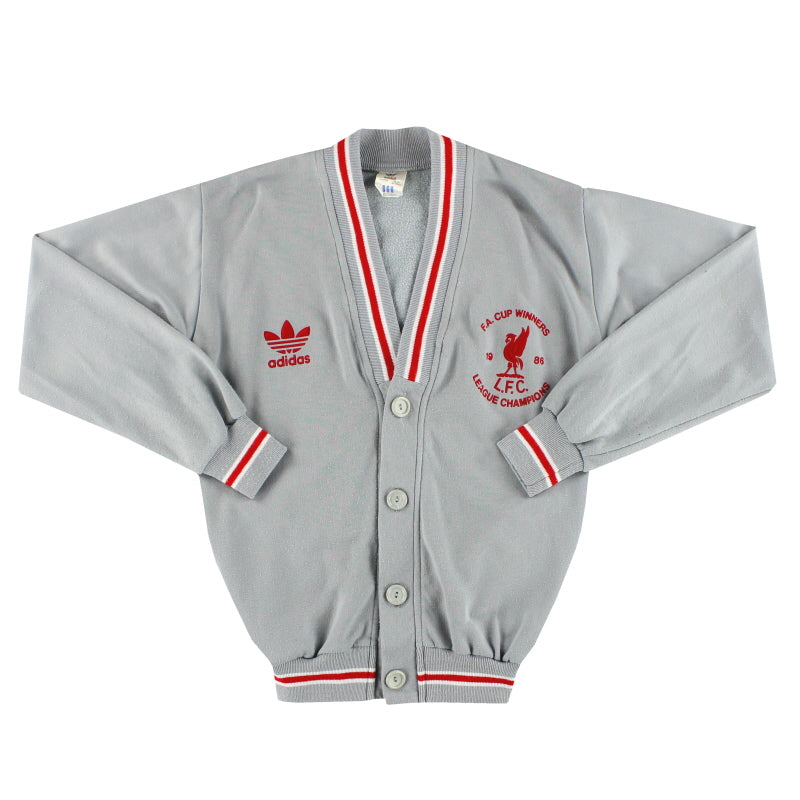 1986-87 Liverpool adidas 'Double Winners' Cardigan Y