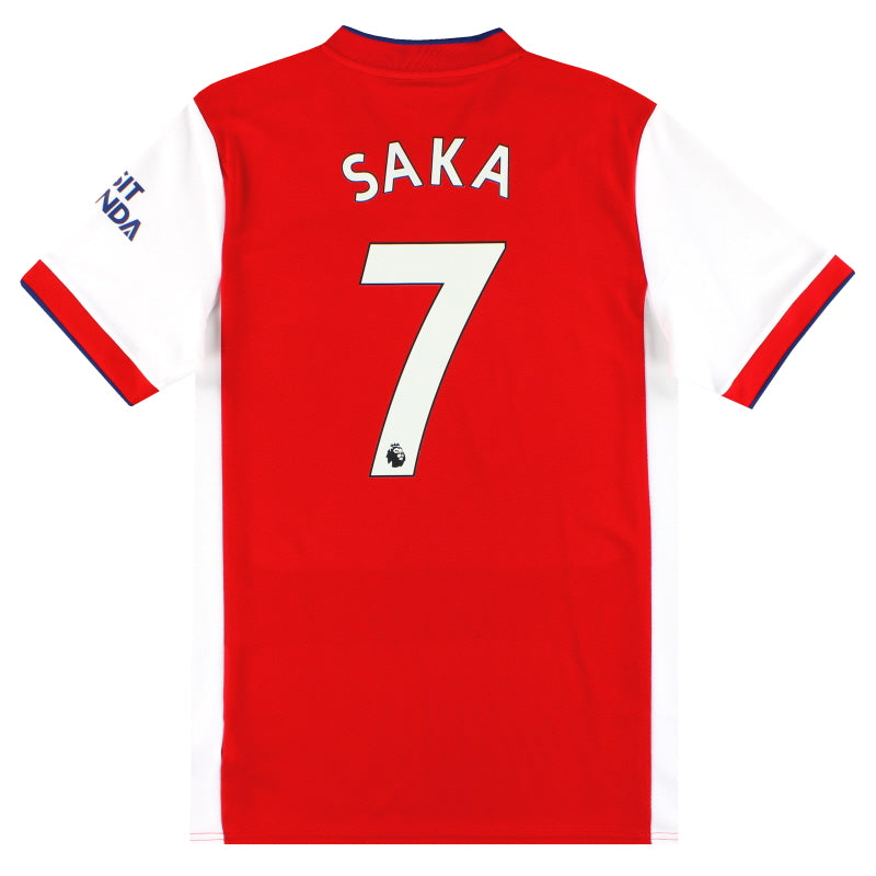 2021-22 Arsenal adidas Home Shirt Saka #7 *w/tags* L