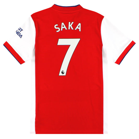 2021-22 Arsenal adidas Home Shirt Saka #7 *w/tags* L