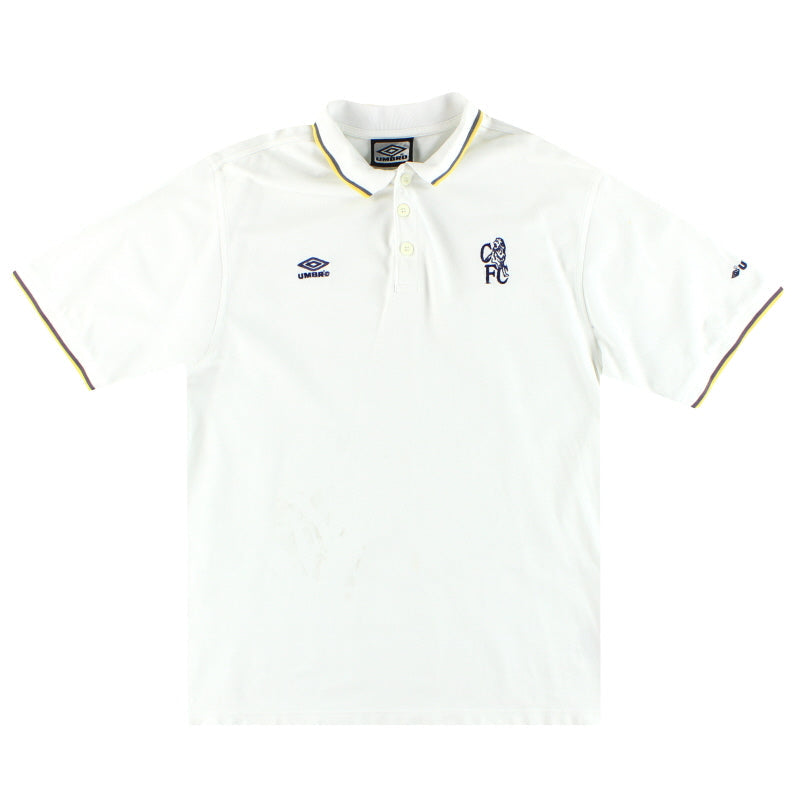 1999-01 Chelsea Umbro Polo Shirt XL
