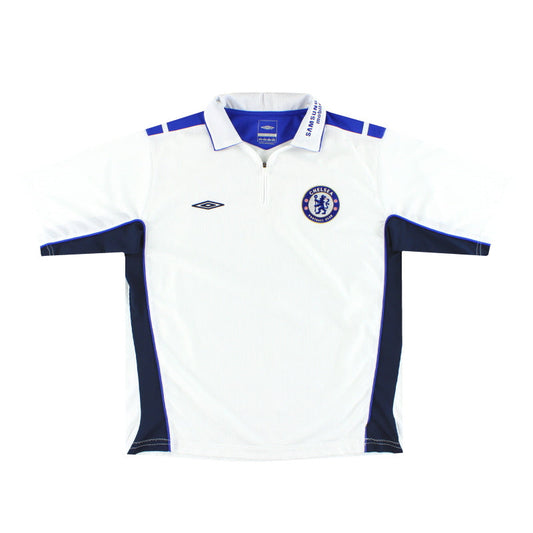2005-06 Chelsea Umbro 1/4 Zip Polo Shirt L