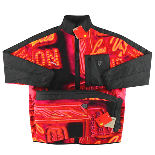 Puma Scuderia Ferrari Race Neon Energy Fleece Jacket Men *w/tags* XXL