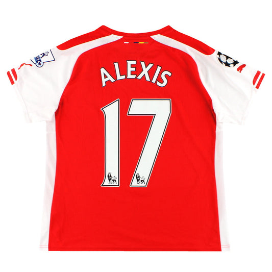 2014-15 Arsenal Puma Women's Home Shirt Alexis #17 XL