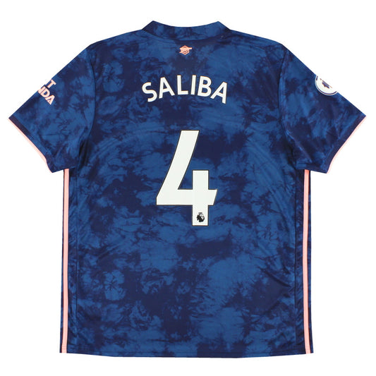 2020-21 Arsenal adidas Third Shirt Saliba #4 XL