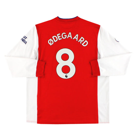 2021-22 Arsenal adidas Home Shirt Ødegaard #8 L/S XXL